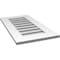 Ekena Millwork Vertical Surface Mount PVC Gable Vent: Functional, w/ 3-1/2"W x 1"P Standard Frame, 16"W x 30"H GVPVE16X3001SF - alternate 4